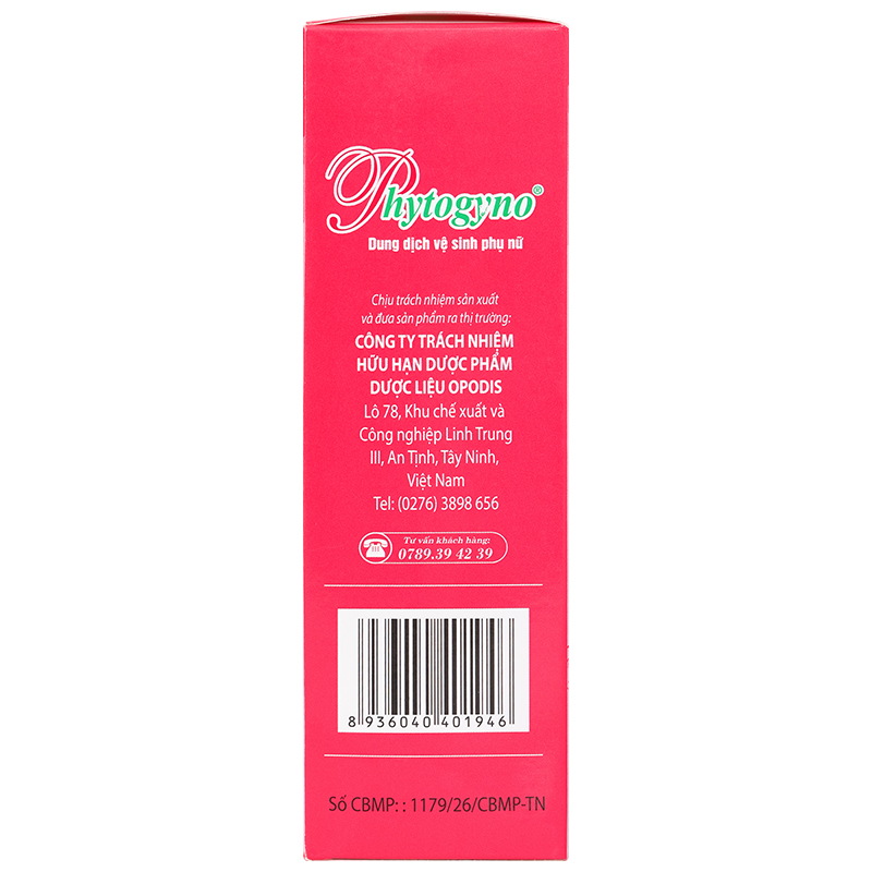 Dung dịch vệ sinh phụ nữ Phytogyno ngừa viêm âm đạo, khử mùi chai 100ml - 15